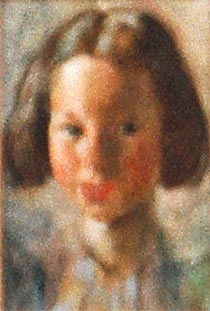 Head of a girl, possibly 'Bridget'