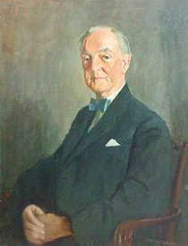 Portrait of David F Wiseman OBE