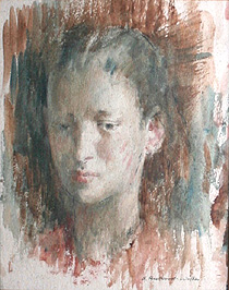 Head of a Young Woman