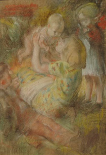 Mother with Children