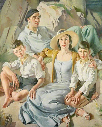The Family at Polperro, 1934-6