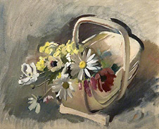 Trug with Dog Daisies